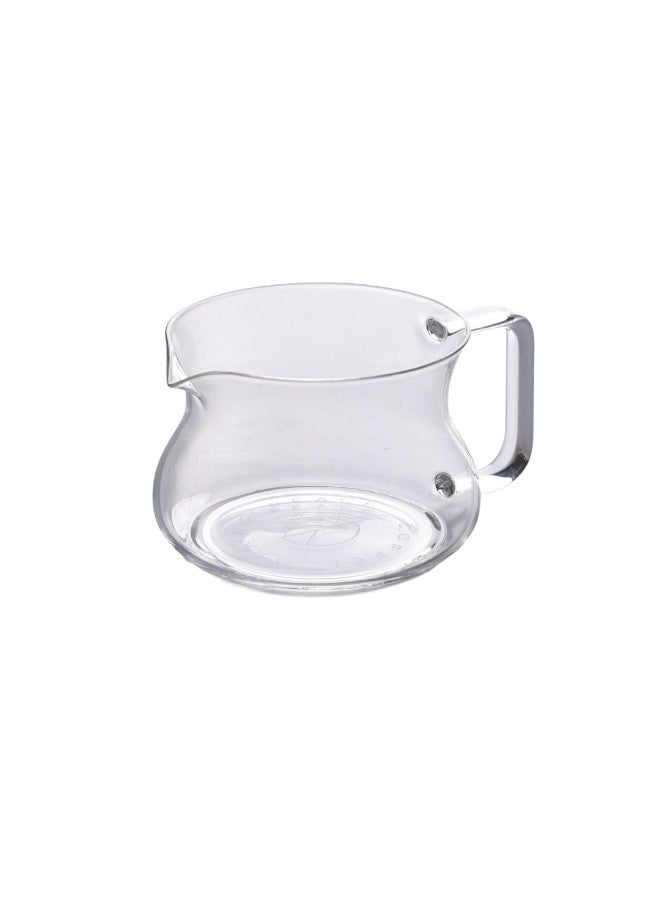 برسايذ اي طقم تقطير ثنائي العدسات وردي اللون - ماكينة تحضير قهوة مزدوجة التقطير مع قمع تقطير بلاستيكي، وإبريق زجاجي، وتصميم مسطح لتحضير كوب أو كوبين من القهوة المختصة - Image 3